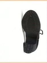 New Arrival Vintage Style British Women's Chunky Mid Heel Round Toe Soft Sole Pumps, Spring/fall